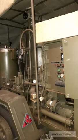 Urządzenie destylacyjno-sterylizujące UD-2 na przyczepie 1-os. (ład. 1 500 kg) 