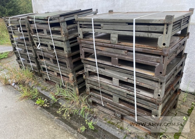 Sprzęt i środki zaopatrzenia logistycznego - pakiet zawierający 2 poz. asort., w tym: drut kolczasty podwójny ocynkowany - 500 kg. pojemnik metalowy paleta XPZ4 - 20 szt. 