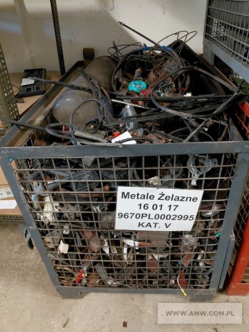 Złom metali żelaznych (kod odpadu 16 01 17) 