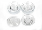 Spodek szklany fi 9.5cm 