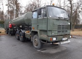 Cysterna paliwowa naczepa dystrybutor CND-21 (komplet składający się z ciągnika siodłowego 3-osiowego JELCZ C642D oraz cysterny na naczepie 2-osiowej o pojemności 21 000 l, brak pistoletu nalewczego oraz brak 6 manometrów) 