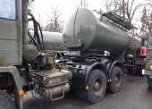 Cysterna paliwowa naczepa dystrybutor CND-21 (komplet składający się z ciągnika siodłowego 3-osiowego JELCZ C642D oraz cysterny na naczepie 2-osiowej o pojemności 21 000 l, brak pistoletu nalewczego oraz brak 6 manometrów) 