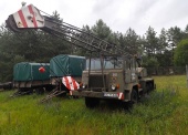 Żuraw ZSH 6S na samochodzie STAR-660 M1 (udźwig 6,3 t) 