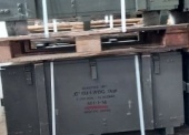 Skrzynie drewniane różne (794 szt.) - pakiet zawierający 34 poz. asort. (wg oddzielnego wykazu), w tym m.in.: skrzynie drewniane do trotylu, skrzynie do min itp. 