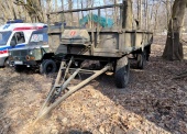 Przyczepa transportowa średniej ładowności D-46S (nośność 3 500 kg) 
